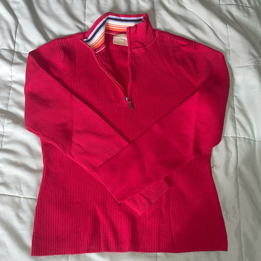 Cozy Liz Claiborne Ribbed Sweater